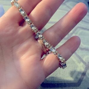 AVON - Birthstone - Color Tennis Bracelet ~ April